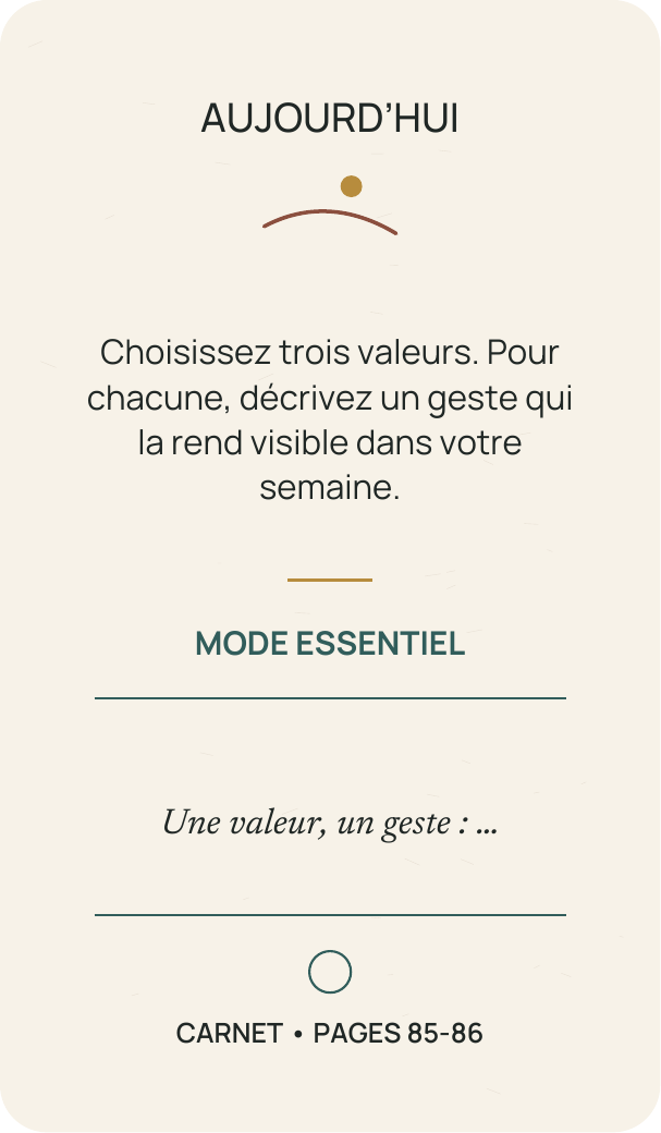 Verso exact de la carte Horizon Jour 31 avec la consigne du rendez-vous